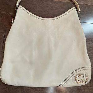 Vintage Gucci Shoulder Bag with Gold tone GG